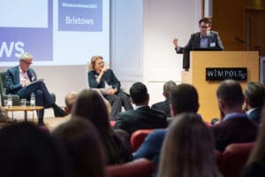 The panellists’ speeches were followed by a Q&A led by Dame Joan Bakewell.