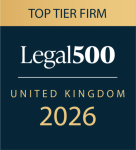 The Legal 500 Tier 1 badge - Bristows patents and UPC practice